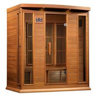 Infrared Sauna Built to Support Daily Wellness, 4 Person Capacity, Canadian Red Cedar, Near Zero EMF
