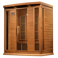 Infrared Sauna Built to Support Daily Wellness, 4 Person Capacity, Canadian Red Cedar, Near Zero EMF