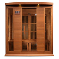 Infrared Sauna Built to Support Daily Wellness, 4 Person Capacity, Canadian Red Cedar, Near Zero EMF